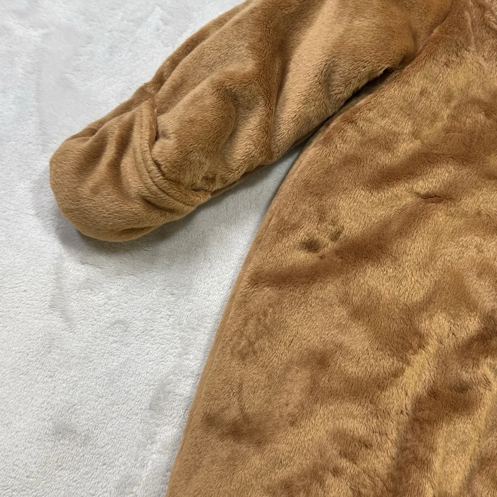 Just One You Carter's Baby Bear Pram Bunting 6M Brown Plush Hooded NWT